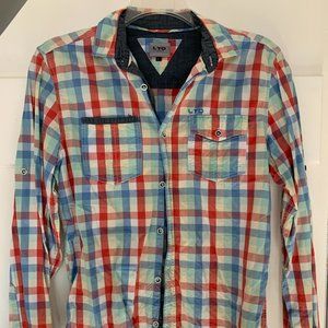 Mens button down shirt (L)